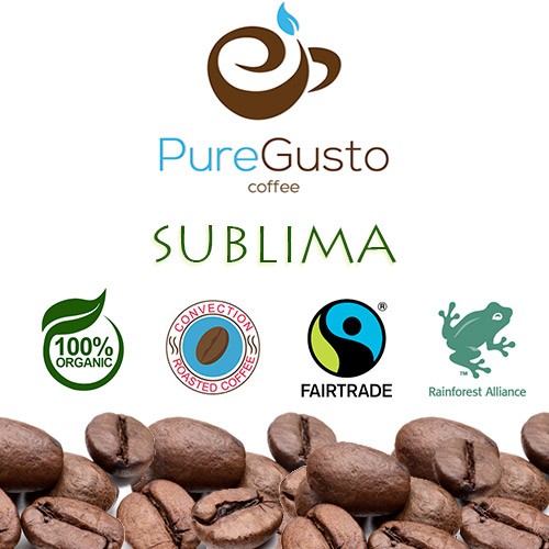 PureGusto SUBLIMA Triple Certified Coffee Beans 6KG